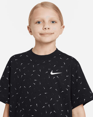 NIKE T-SHIRT BOXY SWOOSH JR FD5366 010