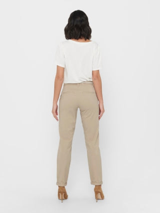 ONLY COTTON CHINO PANTS WITH WHITE BELT 15218519 HMS