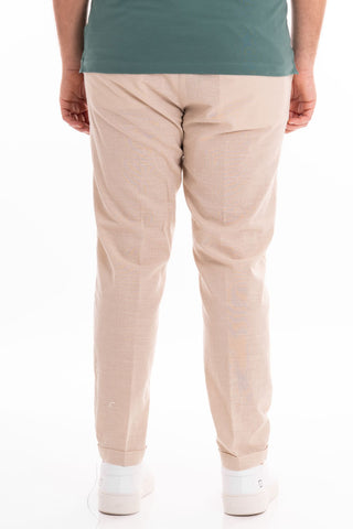 HYPS MEN'S LINEN TROUSERS MOLFETTA MODEL MOLFETTA 14 BEI