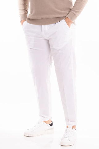 HYPS MEN'S TROUSERS IN TECHNICAL COTTON MOLFETTA MODEL MOLFETTA 21 BCO