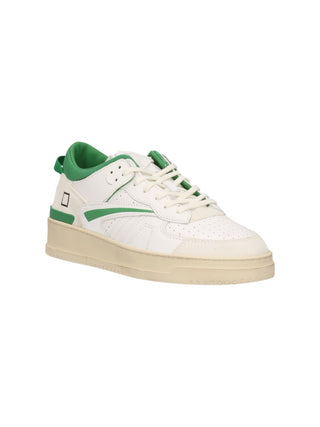 DATE SNEAKER TORNEO LEATHER WHITE-GREEN UOMO M401-TO-LE-WG