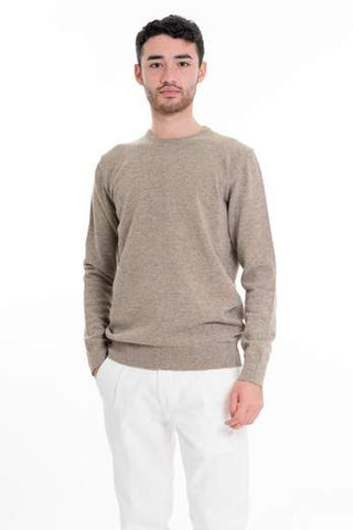 BARBOUR ESSENTIAL L/WOOL CREW NECK MKN0345 ST32