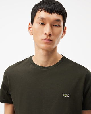 LACOSTE T-SHIRT  IN COTONE PIMA TH6709 L7A