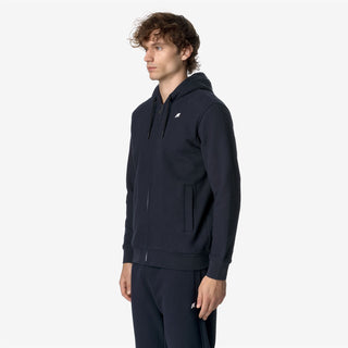 K-WAY FELPA CON CAPPUCCIO ANTHONY IN FLEECE UOMO K8133IW K89