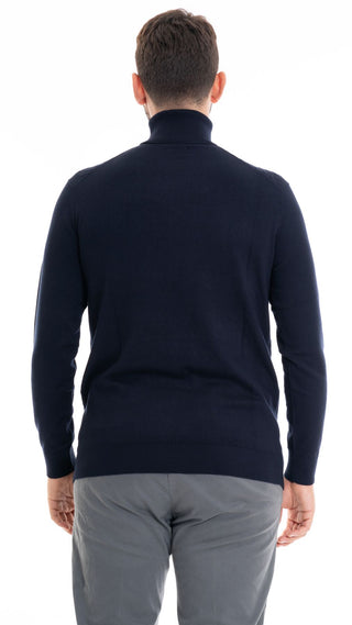 MARKUP MAGLIONE COLLO ALTO UOMO MK790040 BLU