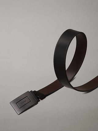 CALVIN KLEIN CLASSIC REVERSIBLE PLAQUE BELT MEN K511561 BEH