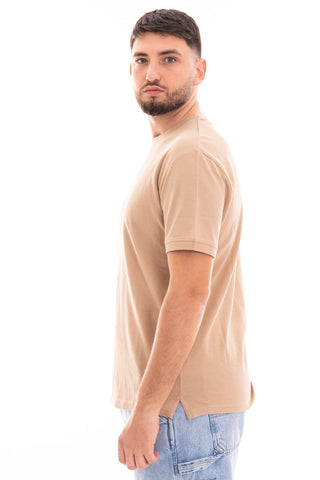 MARKUP CREW NECK SHORT SLEEVE T-SHIRT IN THIN PIQUET MK11004 CRD