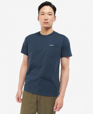 BARBOUR T-SHIRT LANGDON CON TASCHINO UOMO MTS1114 NY91