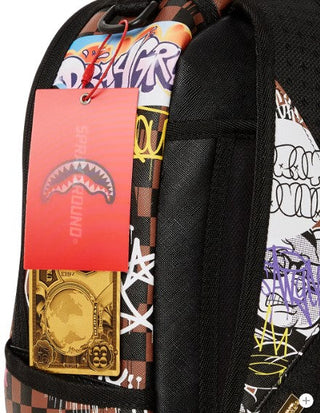 SPRAYGROUND TAGGED UP SHARKS IN PARIS BACKPACK B5119 COVI SRL 