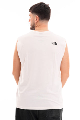 THE NORTH FACE MEN'S EASY TANK LOGOWEAR T-SHIRT WITH SLEEVES NF0A87R2QLI