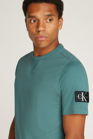 CALVIN KLEIN JEANS T-SHIRT WITH LOGO ON SLEEVE MEN J323484 CH2