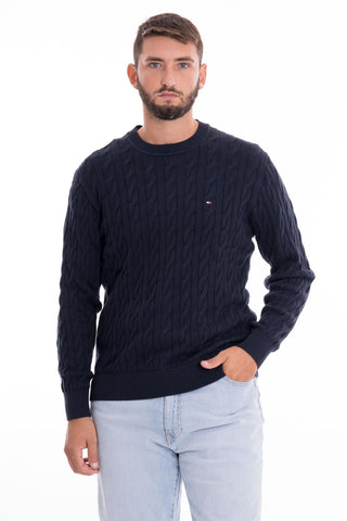 TOMMY HILFIGER M CLASSIC CABLE CREW NECK MW33132 COVI SRL 