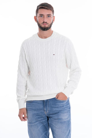 TOMMY HILFIGER M CLASSIC CABLE CREW NECK MW33132 COVI SRL 