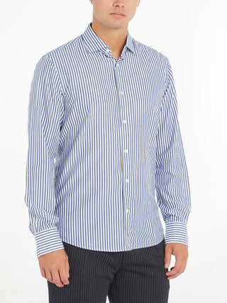 TOMMY HILFIGER M DC SILKY CLASSIC STRIPE SF SHIRT MW31903 COVI SRL 