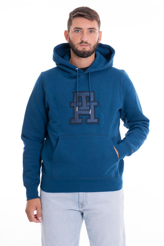 TOMMY HILFIGER M MONOGRAM APPLIQUE HOODY MW32702 COVI SRL 