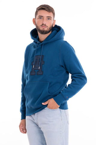 TOMMY HILFIGER M MONOGRAM APPLIQUE HOODY MW32702 COVI SRL 