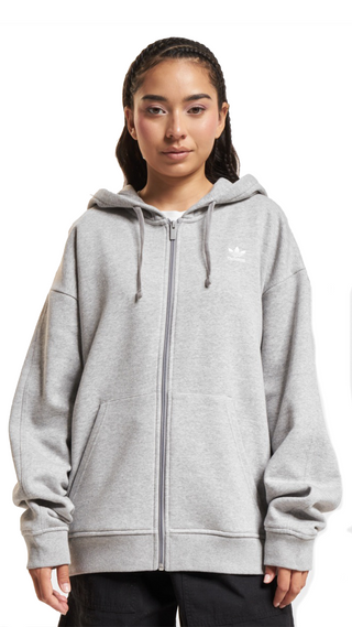 ADIDAS ORIGINALS FELPA ESSENSIAL CON CAPPUCCIO E ZIP DONNA IY9622