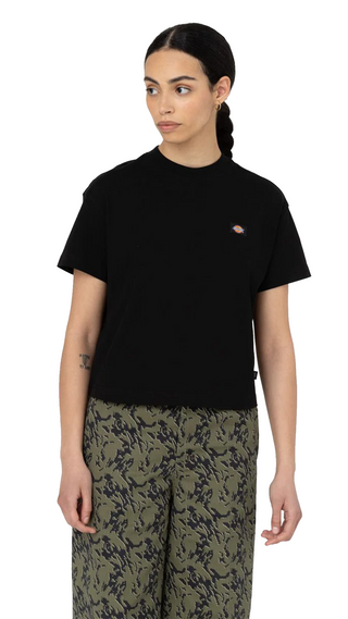 DICKIES T-SHIRT MEZZA MANICA OAKPORT DONNA DK0A4Y8LBLK1