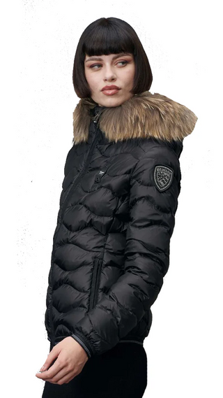 BLAUER PIUMINO ALDIE CON PELLICCIA DONNA BLDC03048 006047 999CB