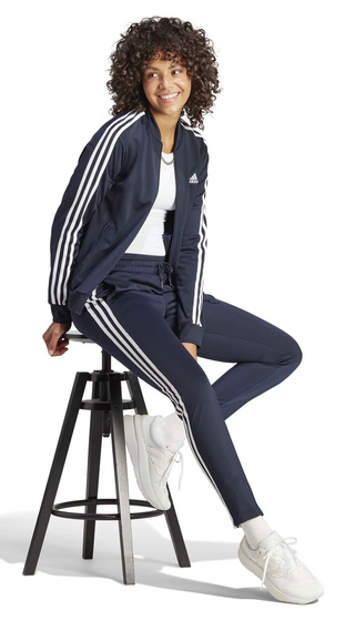 ADIDAS TUTA CON ZIP 3 STRISCE ADIDAS DONNA IJ8782