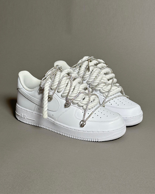 NIKE AIR FORCE LACCI IN CORDA E SWAROSKI AIR FORCE CORDA CRI