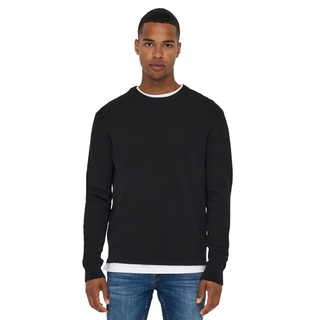 ONLY&SONS MAGLIONE PHIL GIROCOLLO UOMO 22022855 BLK