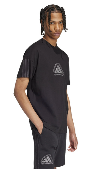 ADIDAS T-SHIRT WITH ADIDAS LOGO MEN IX1255