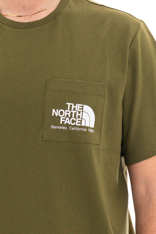 THE NORTH FACE T-SHIRT BERKELEY CALIFORNIA POCKET SHORT SLEEVES MEN NF0A87U2PIB