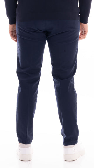 HYPS MEN'S FLORENTINE SATIN TROUSERS E22 BLUE