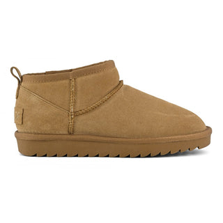 COLORS OF CALIFORNIA W SHORT WINTER BOOT IN SUEDE YW078 TAN