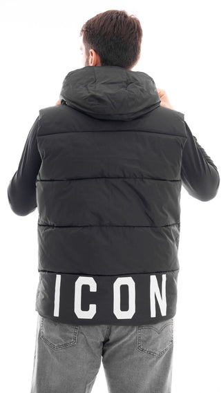 ICON MEN'S VEST IU9097J BLACK