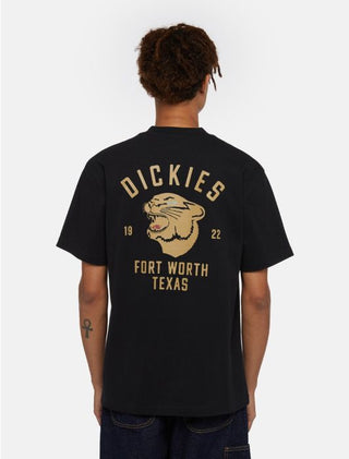 DICKIES T-SHIRT DICKIES PANTHER CON LOGO UOMO DK0A4Z4IBLK1