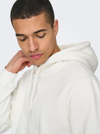 ONLY&amp;SONS CONNOR HOODIE MEN 22029225 CLD