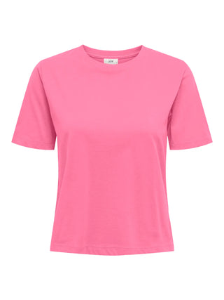 JACQUELINE DE YONG T-SHIRT REC MANICA CORTA GIROCOLLO DONNA (PINK POWER) 15344612 PKR