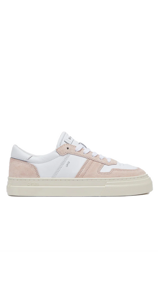 DATE SNEAKERS IN PELLE STUDIO BICOLOR W411-SD-BC-RO