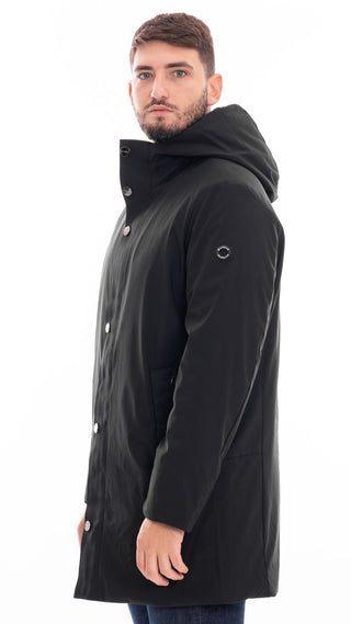 MARKUP MEN'S LONG SOFTSHELL PARKA MK794035 BLACK