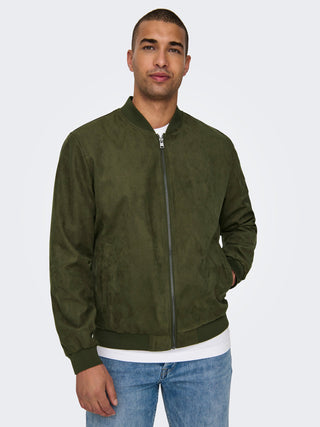 ONLY&SONS GIUBBOTTO LUCAS FAKE BOMBER UOMO 22027463 OLN