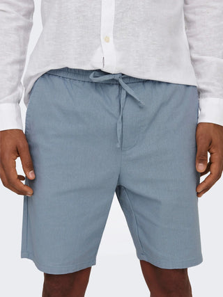 ONLY&amp;SONS LINEN BERMUDA BERMUDA 0007 COT MEN 22024967 MNS