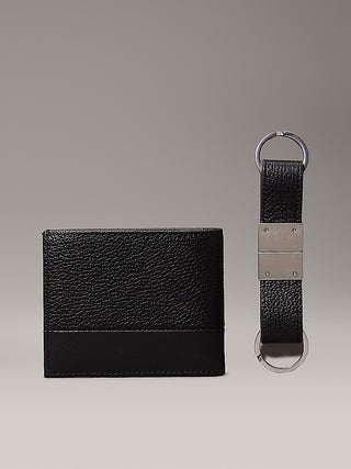 CALVIN KLEIN MEN'S WALLET AND KEY RING SET K512394 BEH