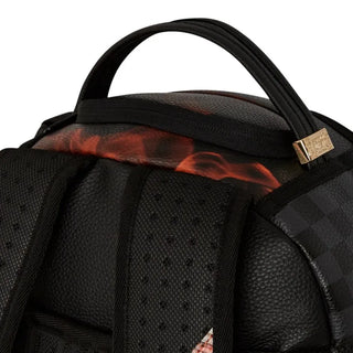 SPRAYGROUND SHARK CHECK BACKPACK WITH ICONIC LOGO B6358