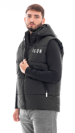 ICON MEN'S VEST IU9097J BLACK