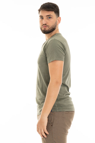 IMPURE SHORT SLEEVE IN JERSEY CON SCOLLO A V UOMO