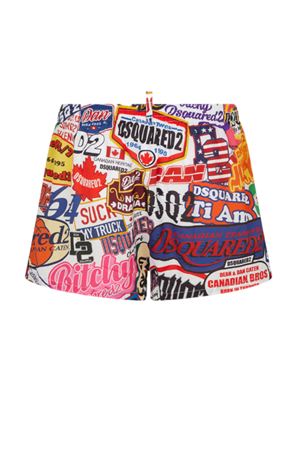 DSQUARED COSTUME BOXER MIDI FANTASIA UOMO B64556 960