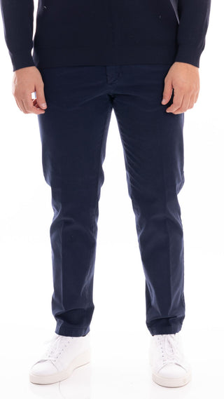 HYPS MEN'S FLORENTINE SATIN TROUSERS E22 BLUE