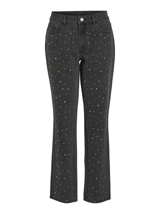 VILA JEANS ALICE GLITTER HIGH WAIST WOMEN 14102636 MGD