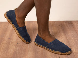 LORD PARTENOPEI ESPADRILLES IN CANVAS ESPAD24 BLUE