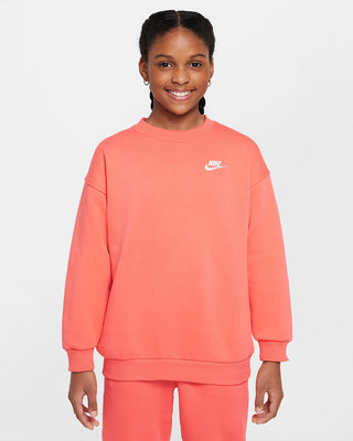 NIKE FELPA CLUB IN FLEECE CON LOGO JR FD2923 814