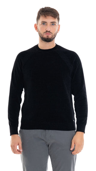 MARKUP MAGLIONE GIROCOLLO INCINIGLIA UOMO MK790129 NER