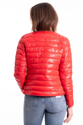 MARKUP SHORT DOWN JACKET WITH ROUND NECK MW14003 RSO