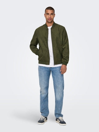 ONLY&SONS GIUBBOTTO LUCAS FAKE BOMBER UOMO 22027463 OLN